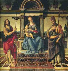 Madonna di Piazza, 1474-1486, tempera su tavola, Cattedrale di San Zeno, Pistoia.